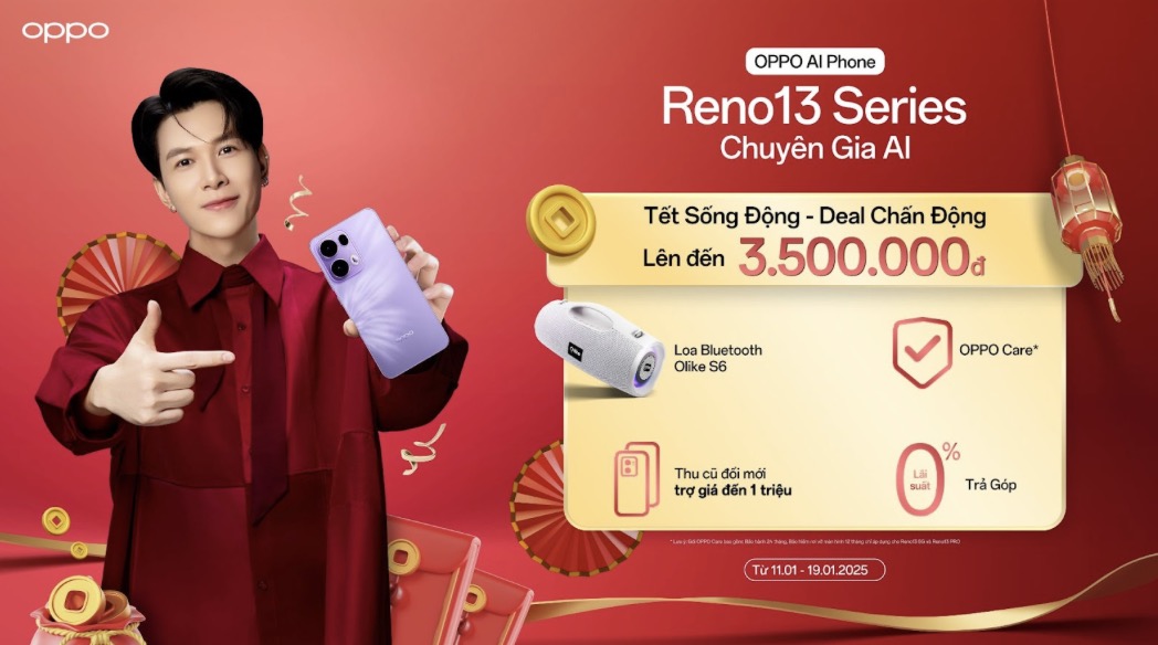 OPPO Reno13 Series chính thức mở bán, kỷ lục với hơn 20.000 đơn đặt mua sớm