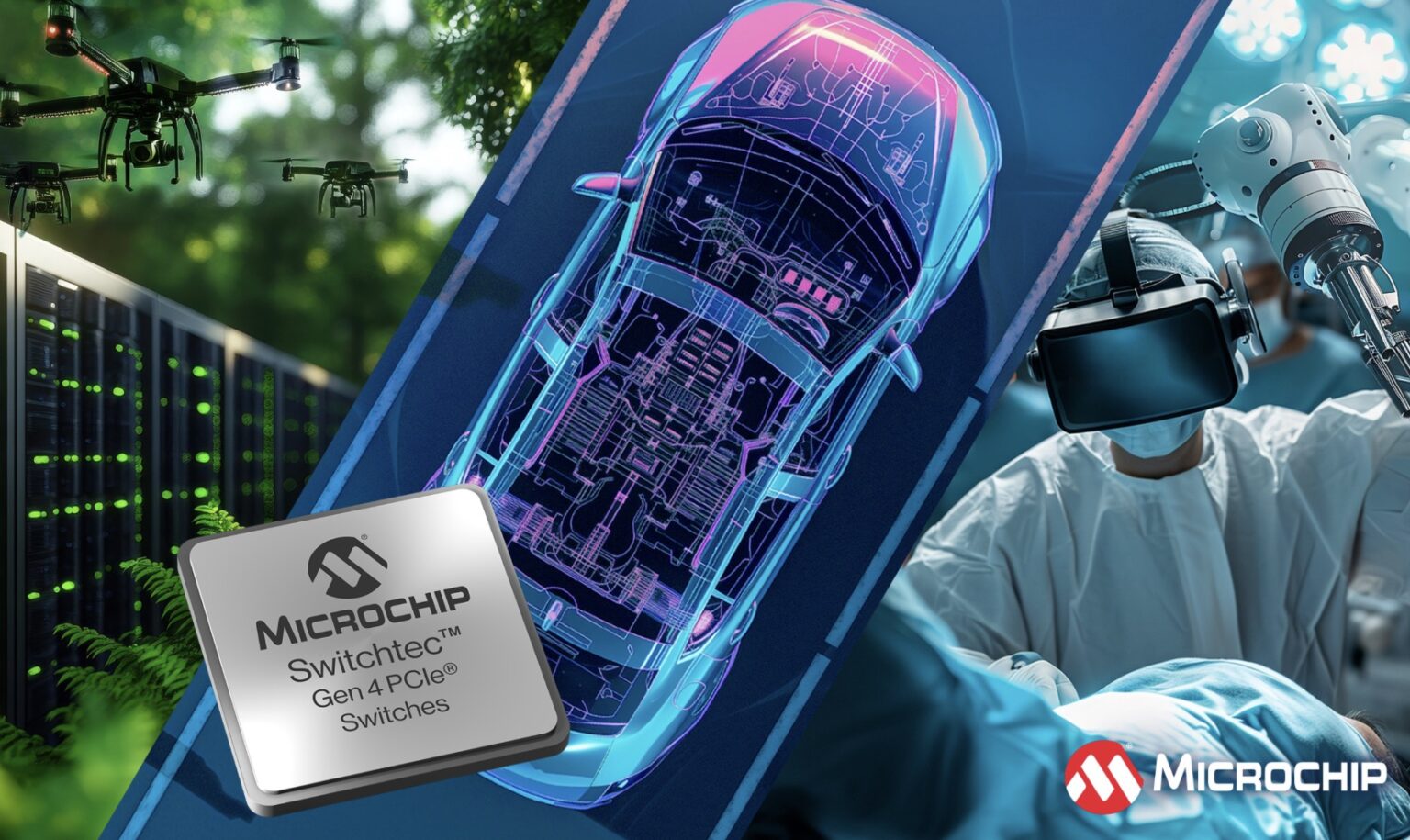 Microchip ra mắt thiết bị chuyển mạch PCIe Gen 4.0 cho điện toán nhúng và ô tô Microchip ra mắt thiết bị chuyển mạch PCIe Gen 4.0 cho điện toán nhúng và ô tô