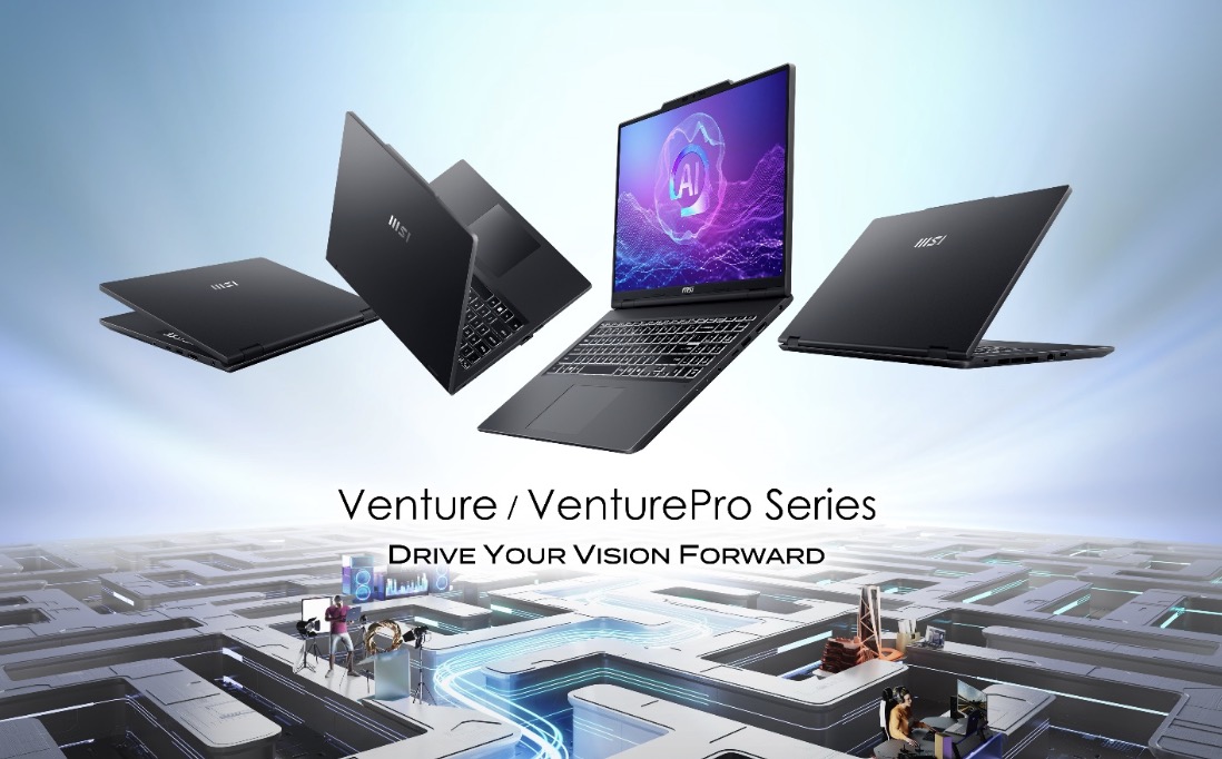 MSI ra mắt dòng laptop Venture và VenturePro: Hiệu suất mạnh mẽ, linh hoạt vượt trội