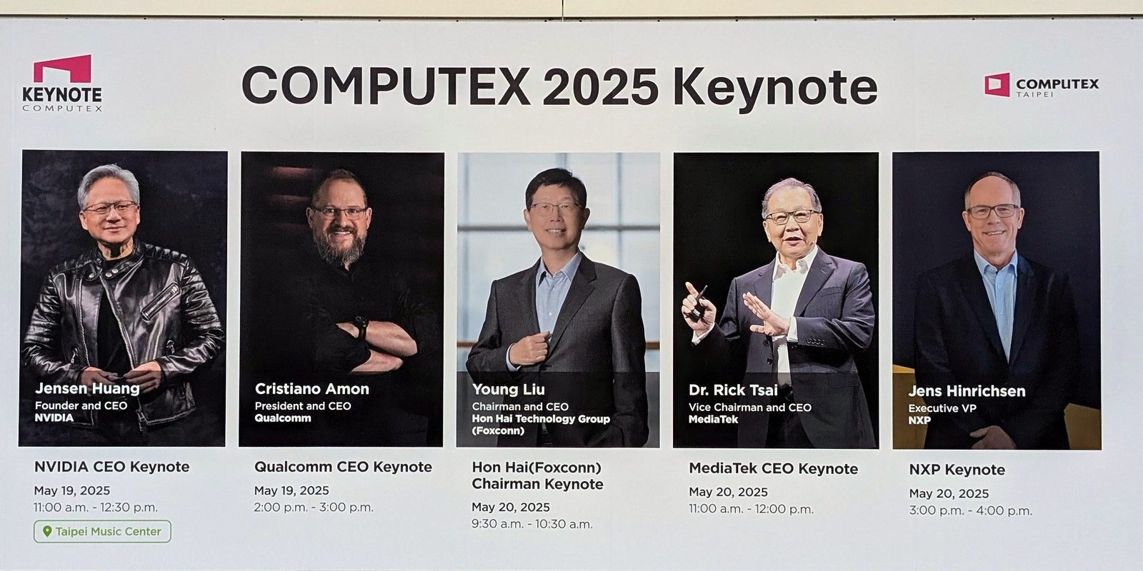 Nhiều phần trình bày từ các lãnh đạo đầu ngành công nghệ tại COMPUTEX 2025.