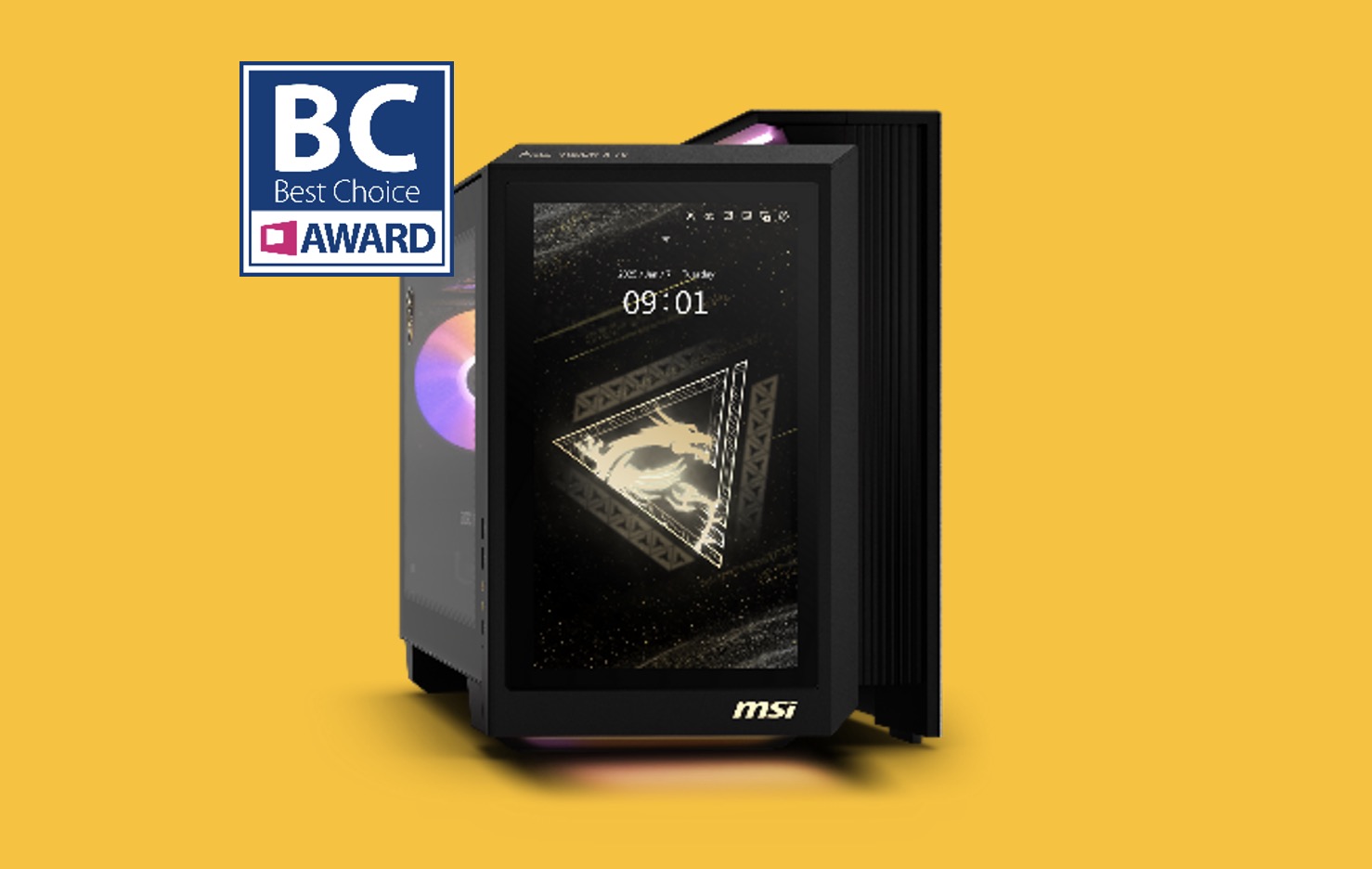 MEG VISION X AI Desktop – Giải Best Choice Award, hạng mục Máy tính & Hệ thống