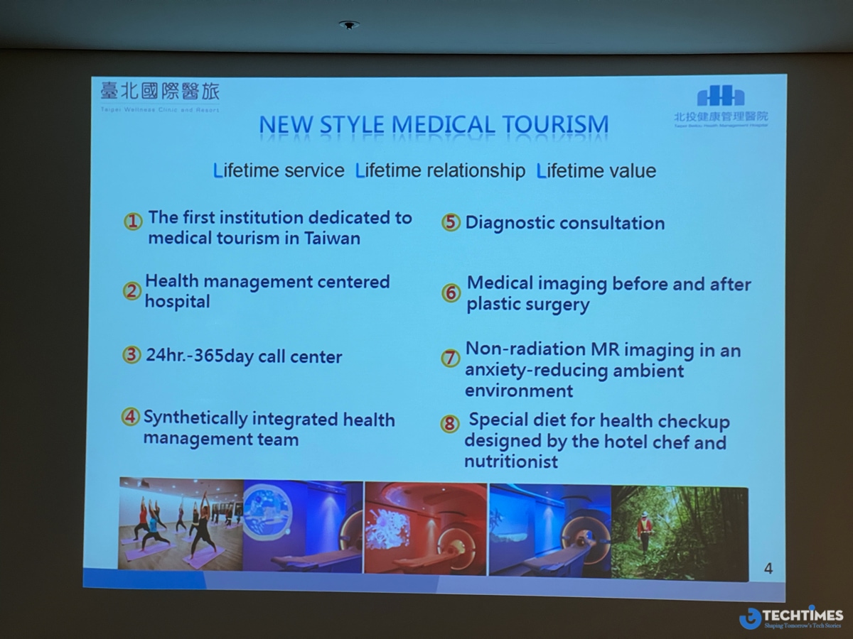 Ngoài dịch vụ kiểm tra sức khỏe, Taipei Wellness Clinic and Resort còn nổi bật với trung tâm thẩm mỹ y khoa tiên tiến, đáp ứng nhu cầu làm đẹp của khách hàng trong và ngoài nước. Với đội ngũ chuyên gia giàu kinh nghiệm và công nghệ hiện đại, trung tâm cung cấp các dịch vụ thẩm mỹ an toàn, hiệu quả, giúp khách hàng cải thiện ngoại hình và tự tin hơn.