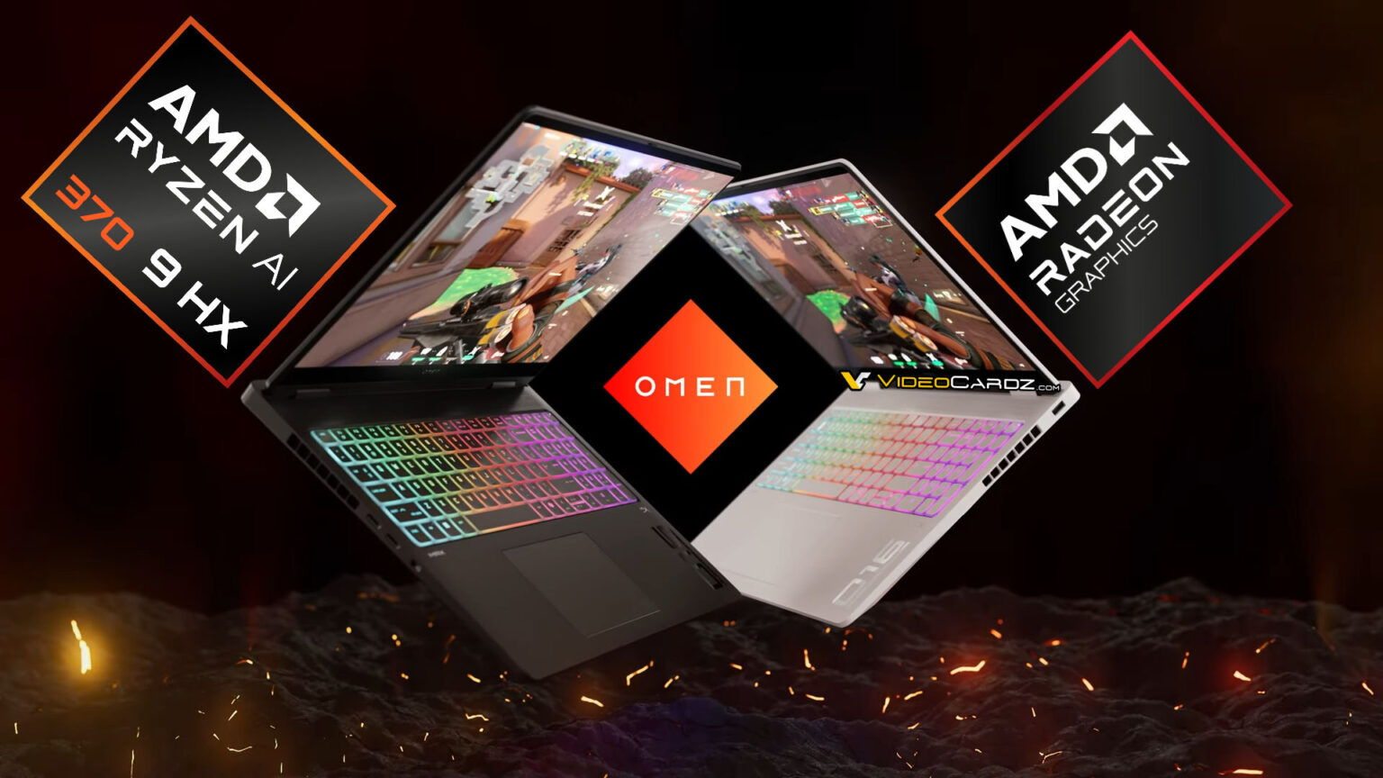 HP chuẩn bị ra mắt laptop chơi game OMEN MAX 16 phiên bản dùng chip Ryzen AI 9 HX 375 OMEN MAX 16