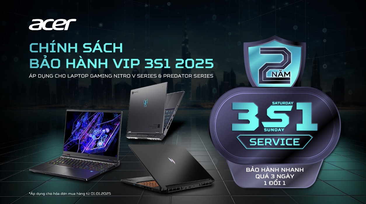image 136 TechWire Vietnam Sức mạnh laptop gaming AI Acer Predator 2025 chinh phục mọi tựa game AAA