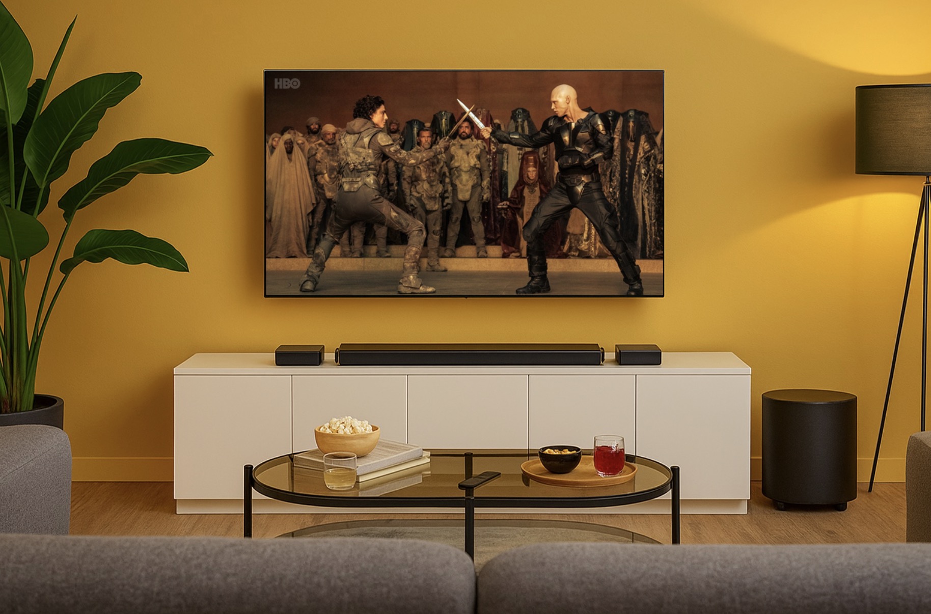 JBL Bar 800MK2 là một chiếc soundbar xuất sắc, mang đến trải nghiệm âm thanh vòm 3D sống động với Dolby Atmos, MultiBeam 3.0 và PureVoice 2.0.