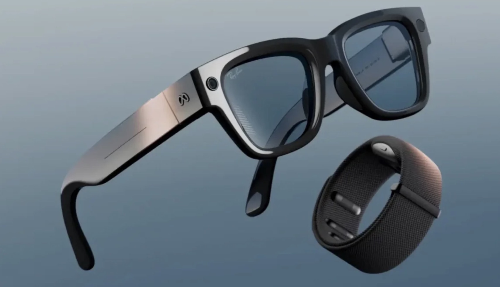 Kính thông minh Ray-Ban Display của Meta kèm dây đeo cổ tay. (Nguồn: Meta)