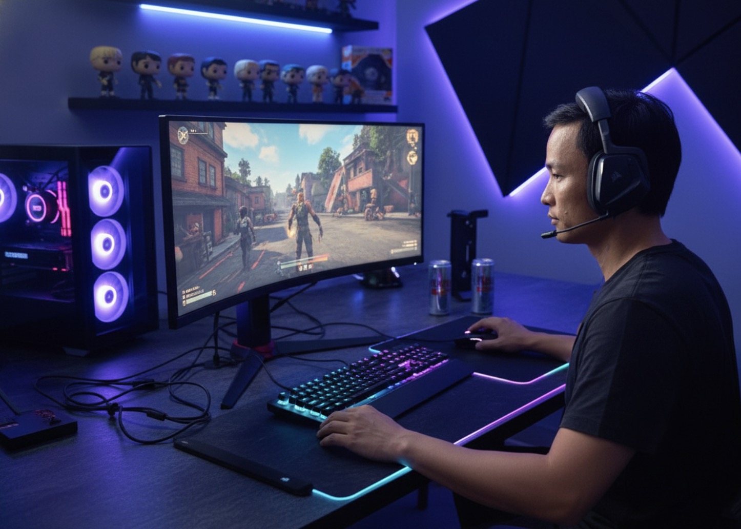 Thiết kế của Void Wireless v2 vẫn theo phong cách over-ear, khung bằng nhựa linh hoạt kết hợp headband foam memory và earpad vải mesh thoáng khí.