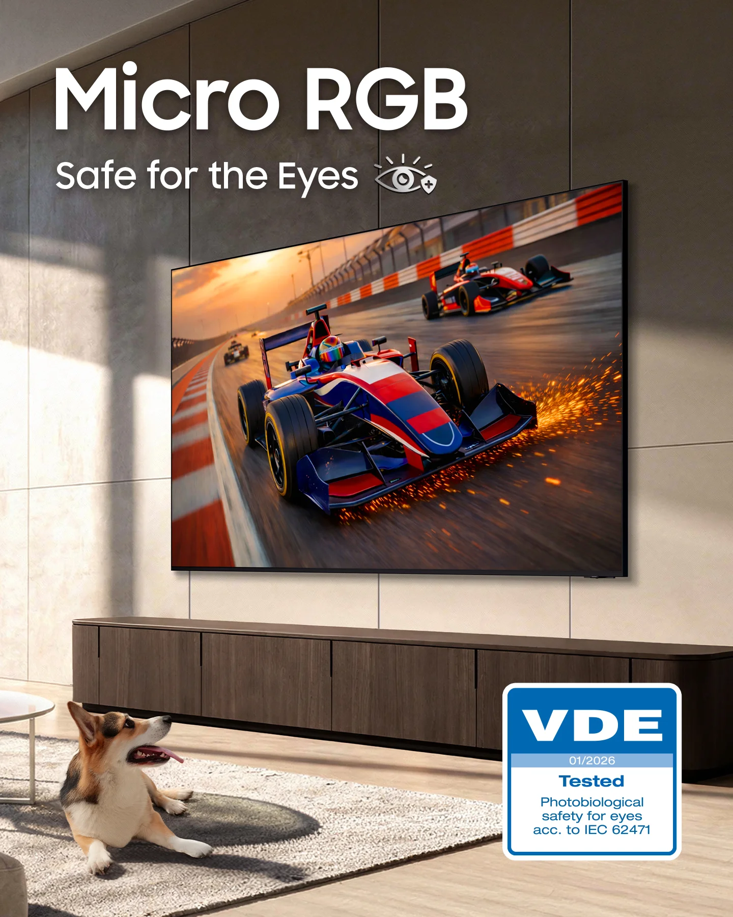 samsung micro rgb tv safety for eyes crd 4 TechWire Vietnam TV Samsung Micro RGB ẵm chứng nhận bảo vệ mắt và nhịp sinh học