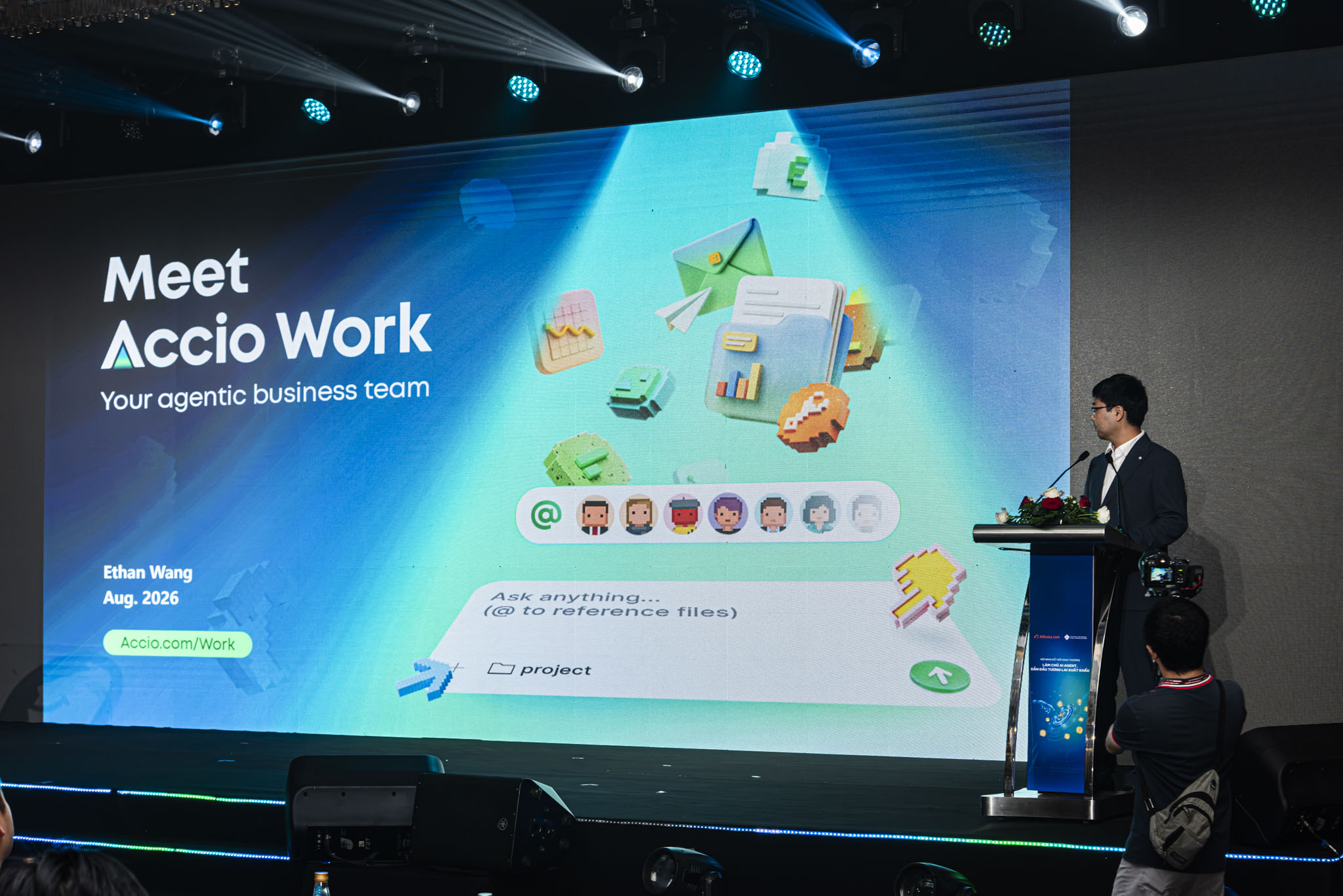 alibaba accio work techwire 3 TechWire Vietnam Alibaba.com ra mắt đội ngũ AI tác nhân Accio Work tại Việt Nam
