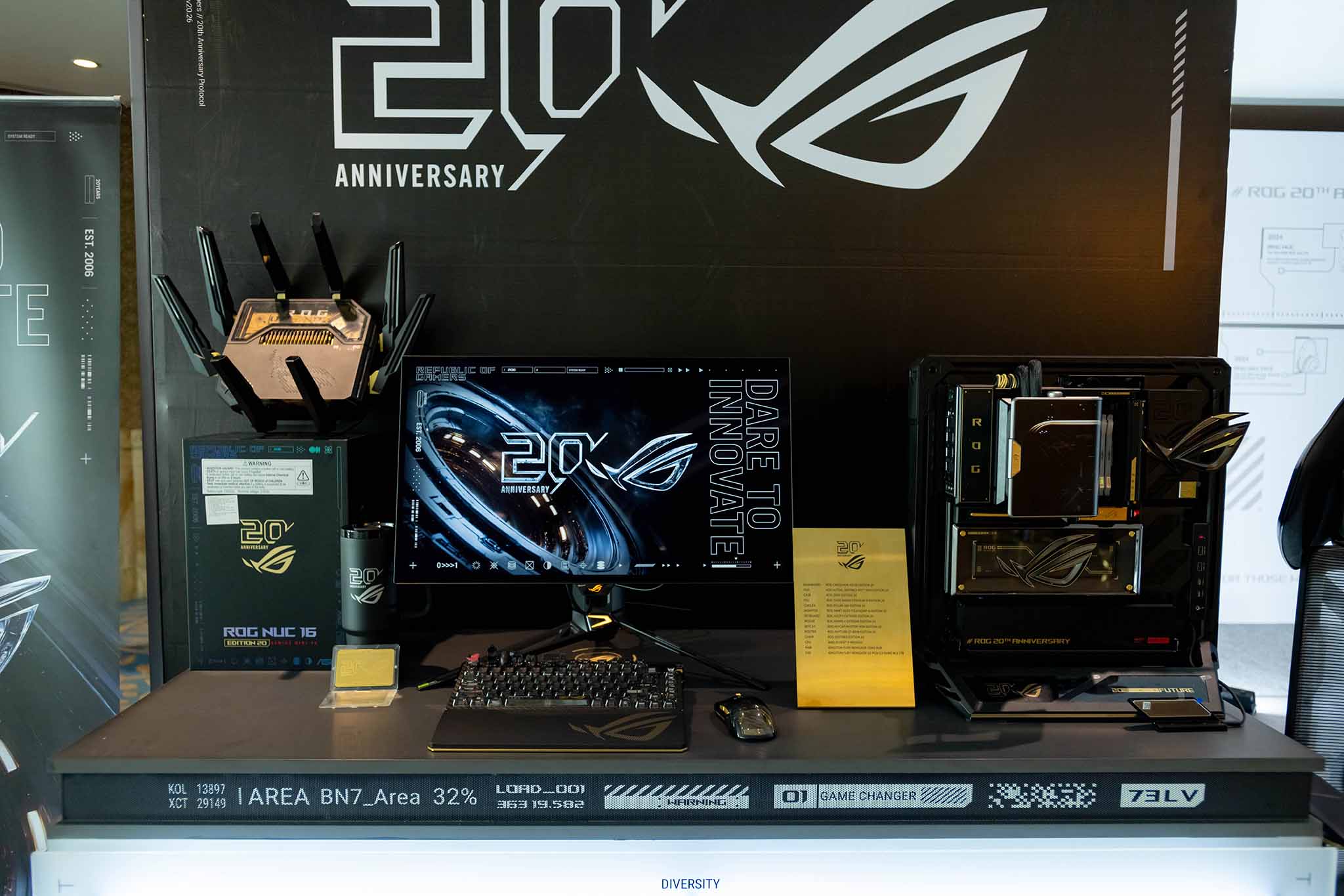 asus rog edition 20 7 TechWire Vietnam ASUS ROG Edition 20: Loạt phần cứng mạ vàng 24K cùng card đồ họa RTX 5090 công suất 800W